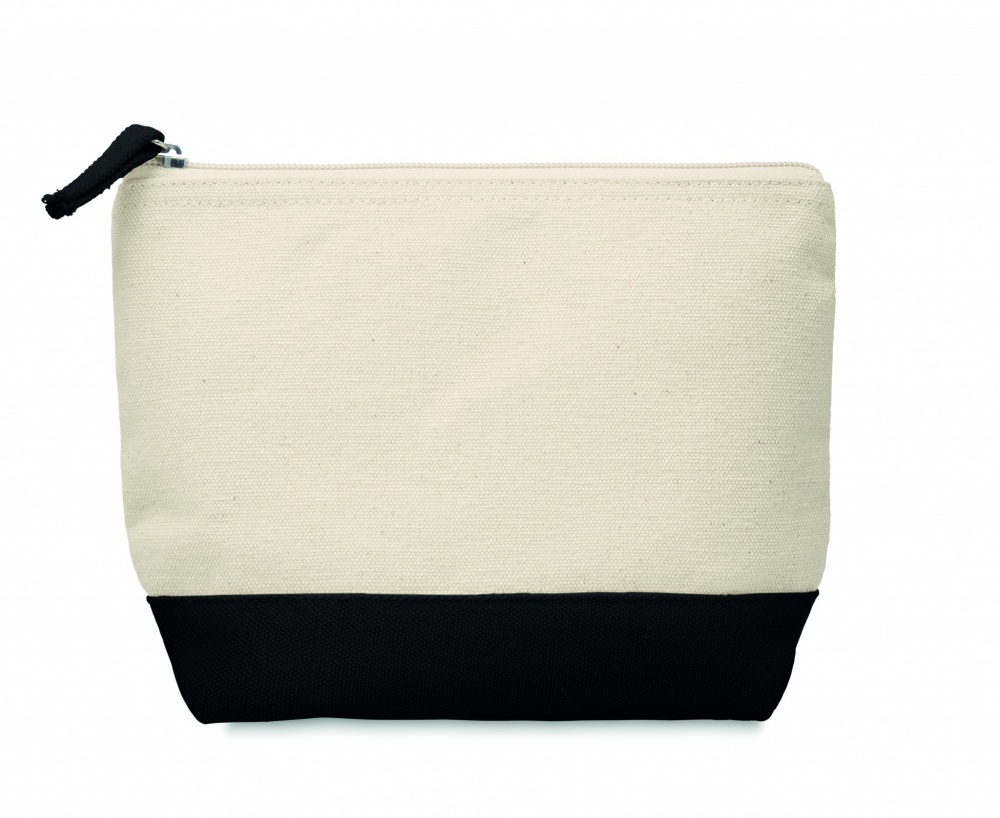 Logotrade promotional merchandise photo of: Bicolour cotton cosmetic bag