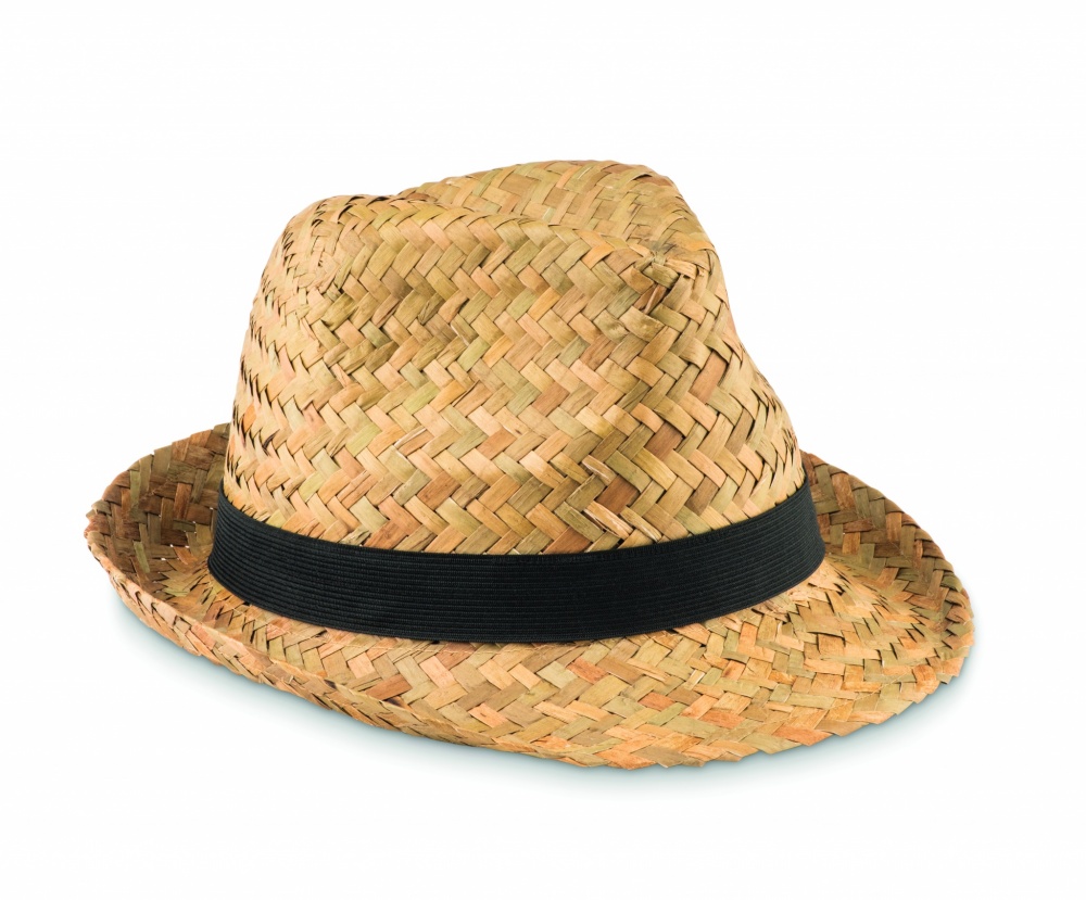 Logo trade business gifts image of: Natural straw hat
