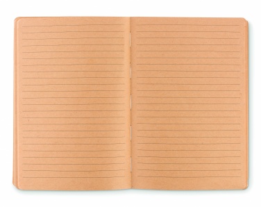 Logo trade promotional products image of: A5 cork notebook 96 lined
