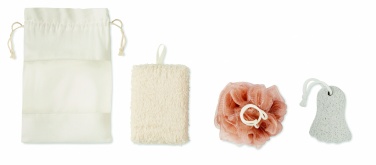 Logotrade business gifts photo of: Bath set in cotton pouch