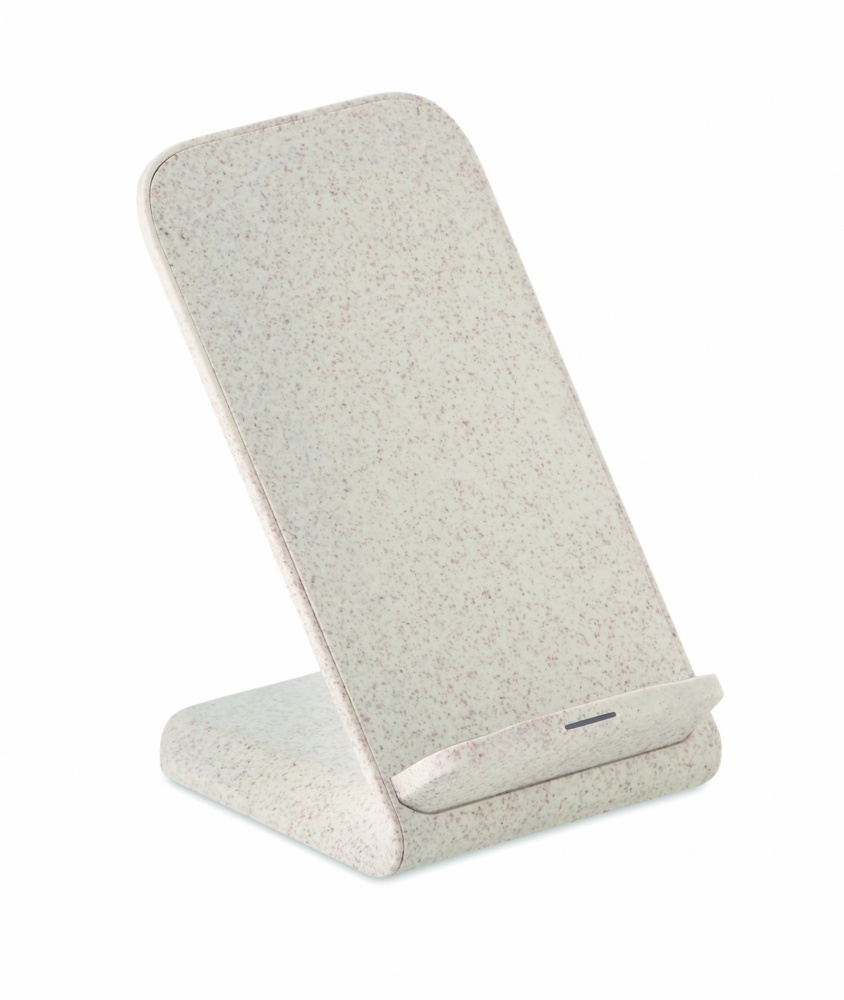 Logo trade promotional giveaway photo of: Wheat straw/ABS charger std10W