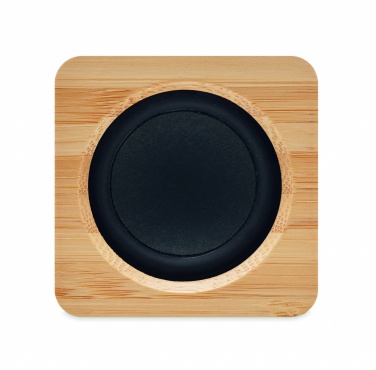 Logo trade promotional merchandise picture of: Bamboo wireless speaker