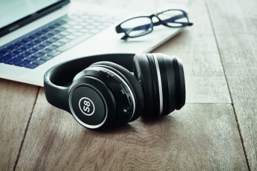 Logo trade business gift photo of: ANC headphone and pouch