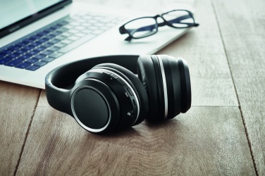 Logo trade promotional merchandise photo of: ANC headphone and pouch