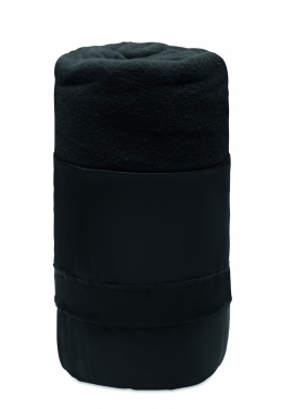 Logo trade promotional merchandise photo of: RPET fleece travel blanket