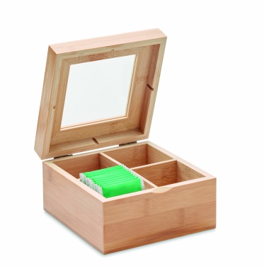 Logo trade corporate gift photo of: Bamboo tea box