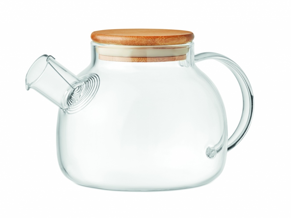 Logo trade promotional gifts picture of: Teapot borosilicate glass 850ml