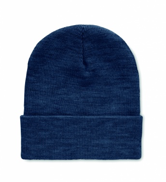 Logo trade advertising products picture of: Beanie in RPET with cuff