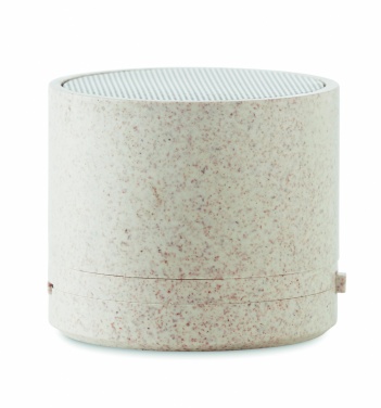 Logo trade promotional items image of: 3W speaker in wheat straw/ABS