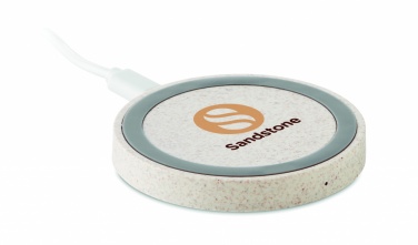 Logo trade promotional products image of: Wheat straw/ABS charger 5W