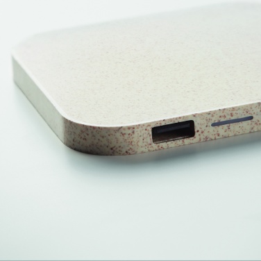 Logotrade corporate gift image of: Hub charger wheat straw/ABS 5W