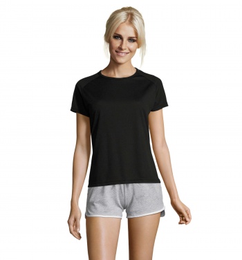 Logo trade advertising products picture of: SPORTY WOMEN T-SHIRT POLYES