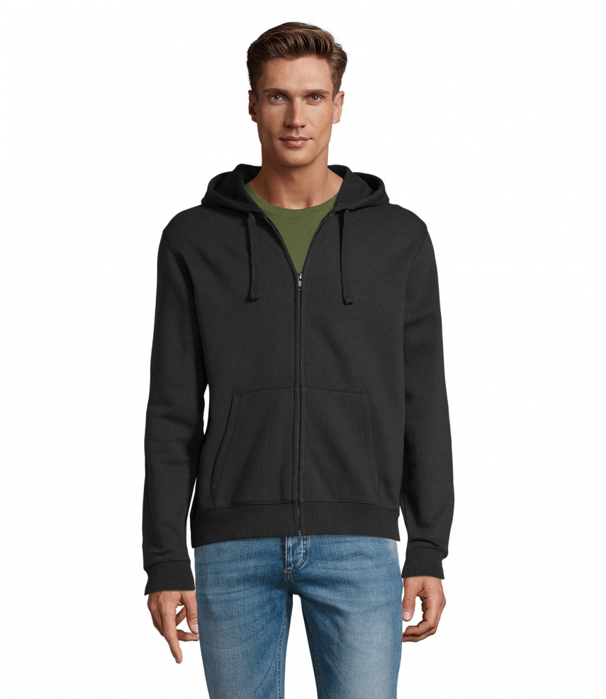 Logotrade promotional product picture of: SPIKE MEN ZIP HOODIE SWEAT