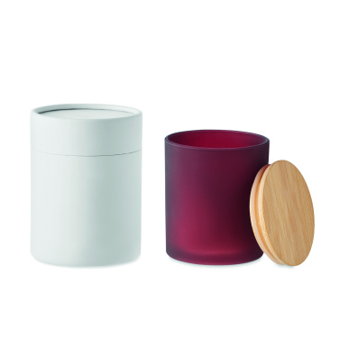 Logotrade advertising products photo of: Plant based wax candle 200 gr