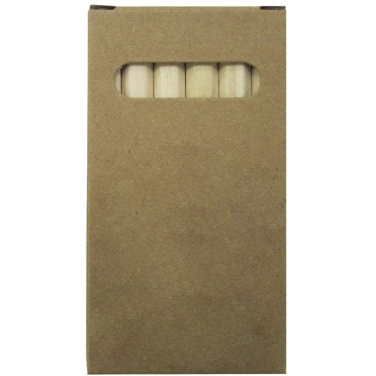 Logo trade business gifts image of: Wooden crayons MINNIE