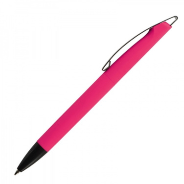 Logotrade promotional merchandise photo of: Metal ballpen soft touch BRESCIA
