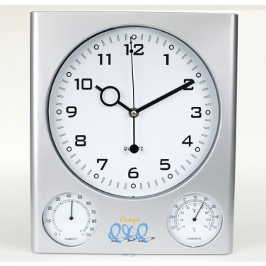 Logo trade promotional products picture of: Plastic wall clock DEN HAAG