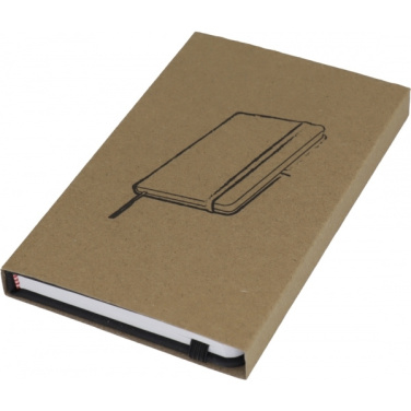 Logotrade promotional item picture of: A6 note book LUBECK