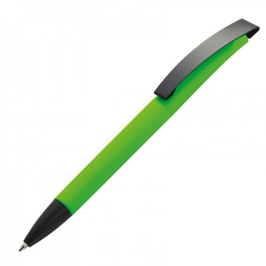Logo trade corporate gift photo of: Metal ballpen soft touch BRESCIA