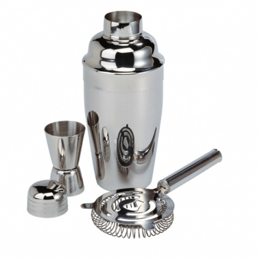 Logo trade promotional product photo of: Metal cocktail set, 3-piece MESSINA