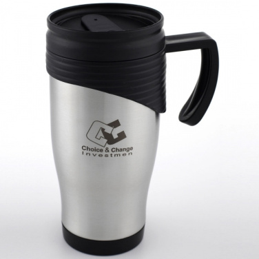 Logotrade promotional item image of: Stainless steel thermo cup EL PASO 400 ml