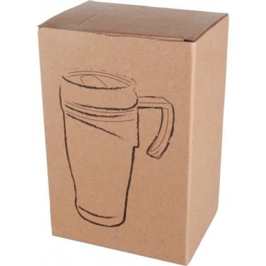 Logo trade business gifts image of: Stainless steel thermo cup EL PASO 400 ml