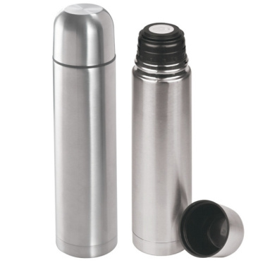 Logotrade promotional gift picture of: Stainless steel isolating flask VIRGINIA BEACH 100 ml
