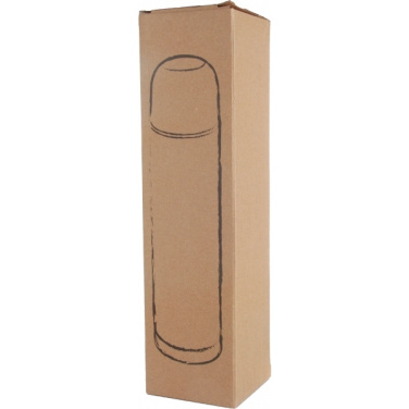 Logo trade promotional item photo of: Stainless steel isolating flask VIRGINIA BEACH 100 ml