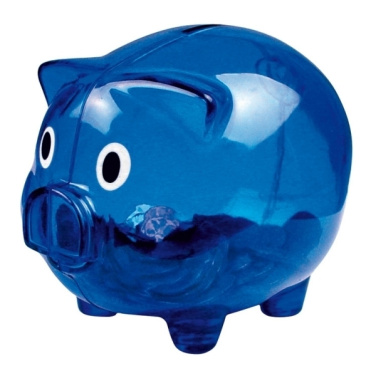 Logo trade promotional merchandise image of: Piggy bank LEICESTER