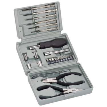 Logo trade promotional gift photo of: 25-parts tool set MANAGUA