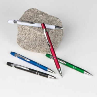 Logo trade business gifts image of: Plastic ballpen EPPING