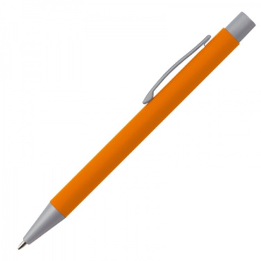 Logo trade promotional product photo of: Metal ballpen soft touch ABU DHABI