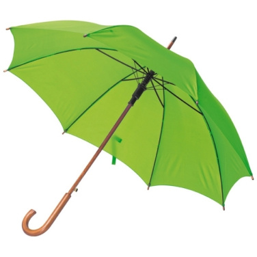 Logotrade promotional gift image of: Wooden automatic umbrella NANCY