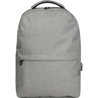Logo trade promotional products image of: rPET backpack RIMINI