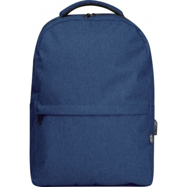 Logotrade promotional gifts photo of: rPET backpack RIMINI