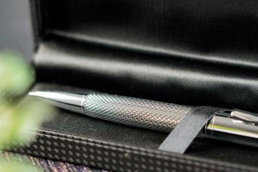 Logo trade promotional gifts image of: Metal ballpen CHESTER