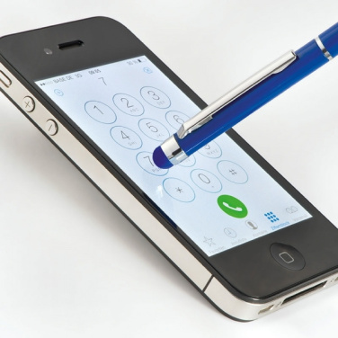 Logo trade promotional merchandise picture of: Metal ballpen with touch pen NEW ORLEANS