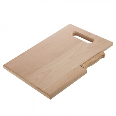 Logotrade promotional giveaways photo of: Wooden board with knife LIZZANO