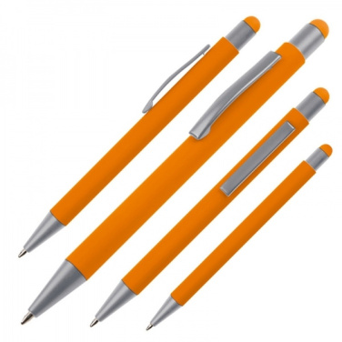 Logo trade promotional product photo of: Metal ballpen touch pen soft touch SALT LAKE CITY