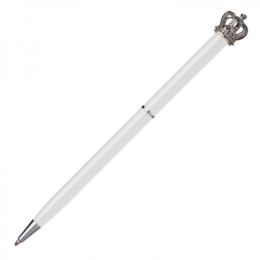 Logo trade promotional giveaway photo of: Metal ballpen KINGS PARK