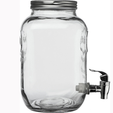 Logo trade promotional product photo of: Set drink dispenser and glasses ACAPULCO