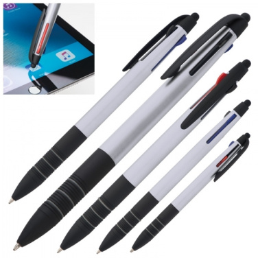 Logotrade promotional giveaway image of: Plastic ballpen 3in1 BOGOTA