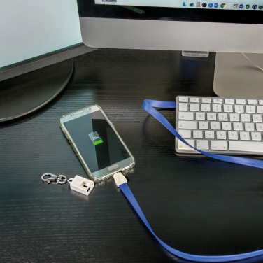 Logotrade corporate gift picture of: Lanyard with usb cable LE PORT