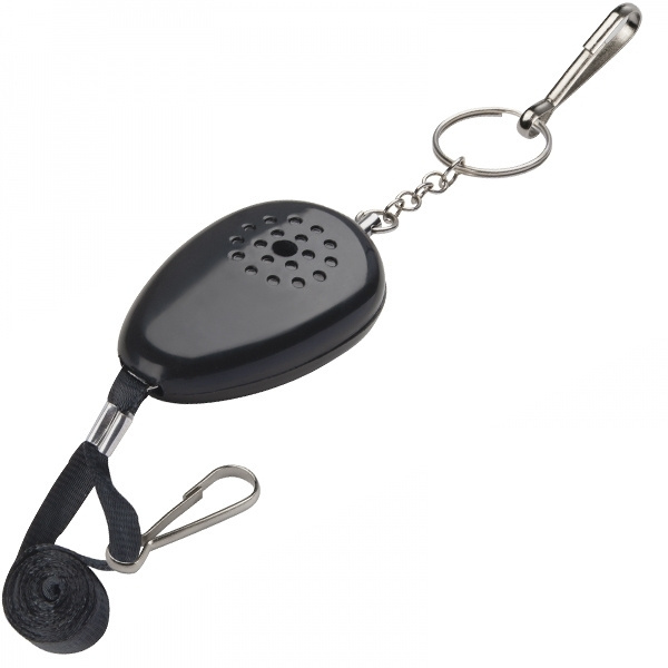 Logotrade promotional item picture of: Keyring with alarm function OVADA