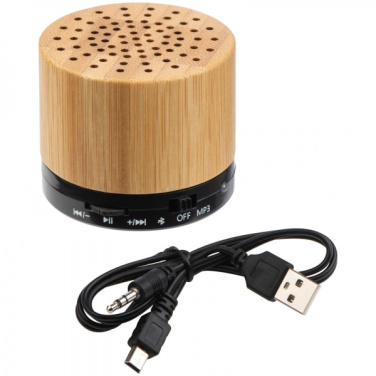 Logotrade promotional merchandise photo of: Bamboo bluetooth speaker FLEEDWOOD