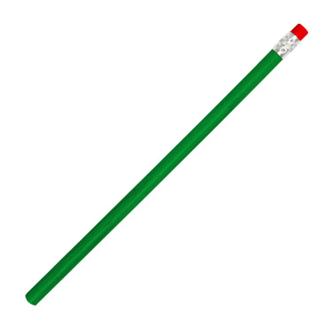 Logo trade promotional giveaways picture of: Pencil with eraser HICKORY