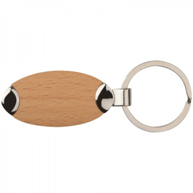 Logo trade promotional gift photo of: Wooden keyring BALTRUM