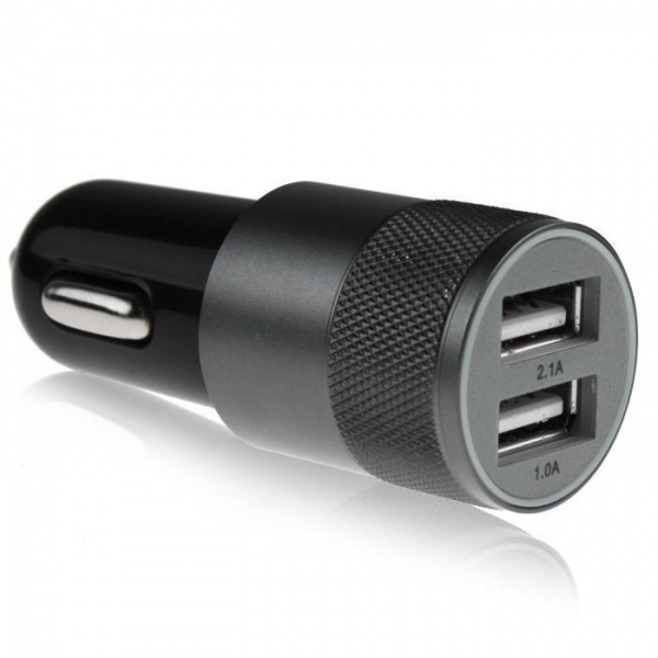 Logo trade promotional gift photo of: Metal car charger