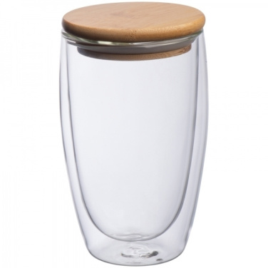 Logotrade corporate gift image of: Double-walled glass ZAKOPANE 500 ml