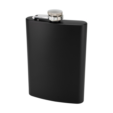 Logotrade promotional item picture of: Hip flask OLYMPOS Schwarzwolf